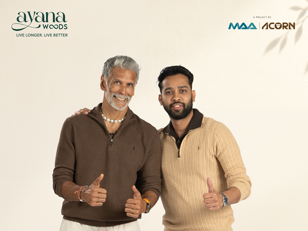 Maa Acorn signs Milind Soman as the face of Ayana Woods, Bengaluru's first longevity and wellness-anchored villa community